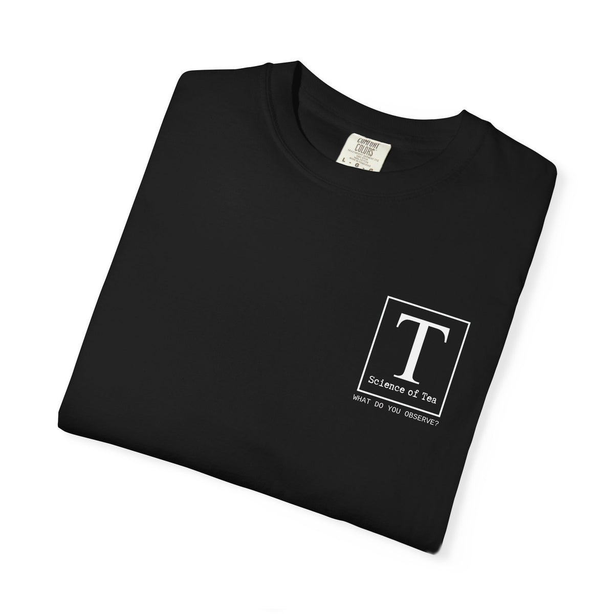 Science of Tea Original Black T-Shirt