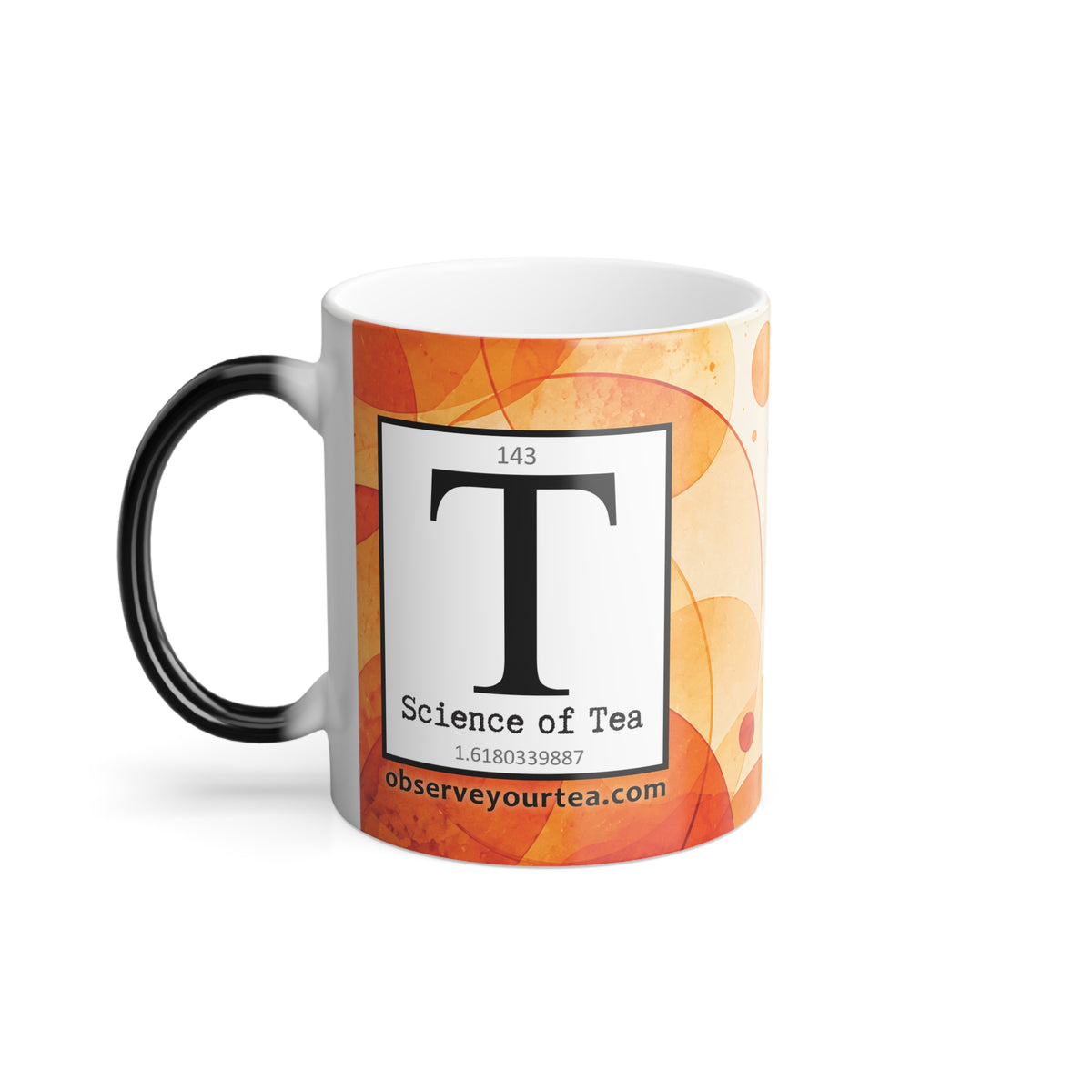 Color-Changing Science Mug | Heat-Reactive Ceramic Tea Cup