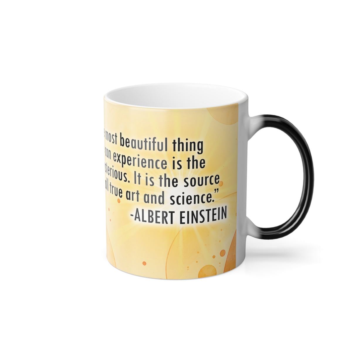 Color-Changing Science Mug | Heat-Reactive Ceramic Tea Cup
