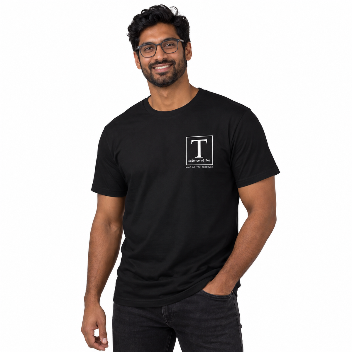 Science of Tea Original Black T-Shirt