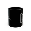 Science of Tea Black Mug | 11 oz Ceramic Tea & Coffee Cup