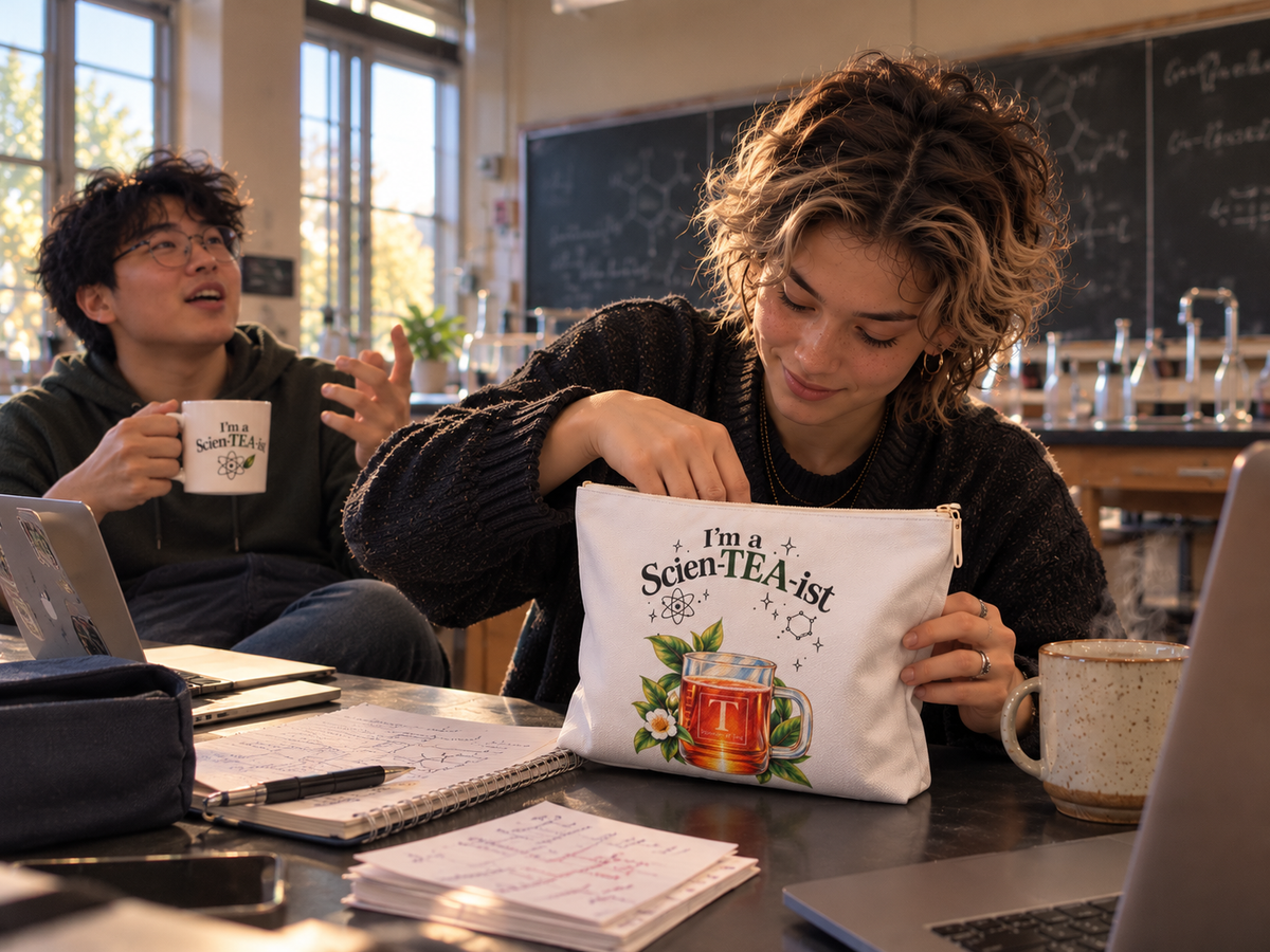 I’m a Scien-TEA-ist Tea Lover Accessory Pouch