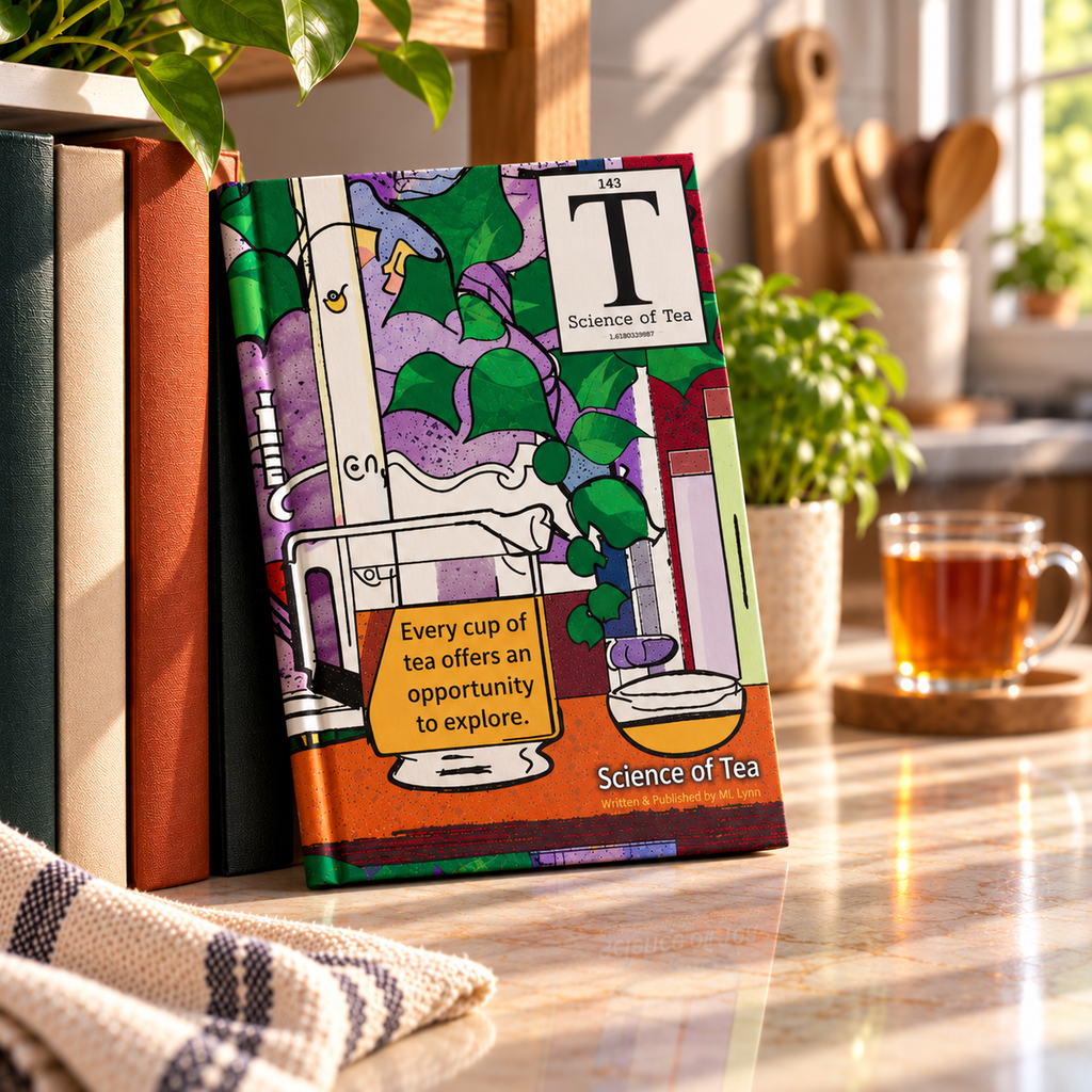Science of Tea 72pg Workbook Journal Notebook Hardcover