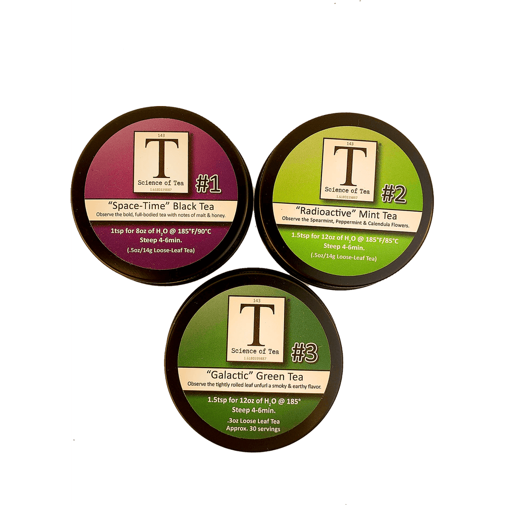 3 Tea Sampler Tins