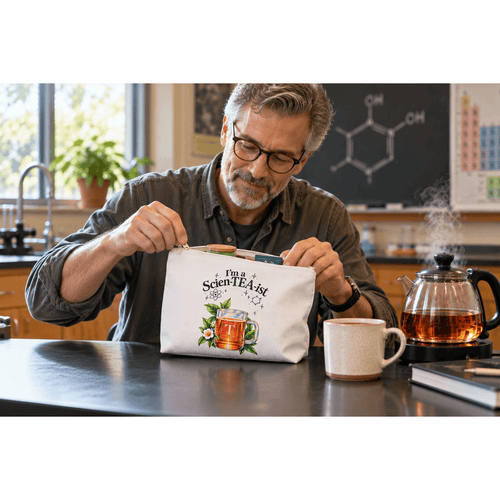 I’m a Scien-TEA-ist Tea Lover Accessory Pouch