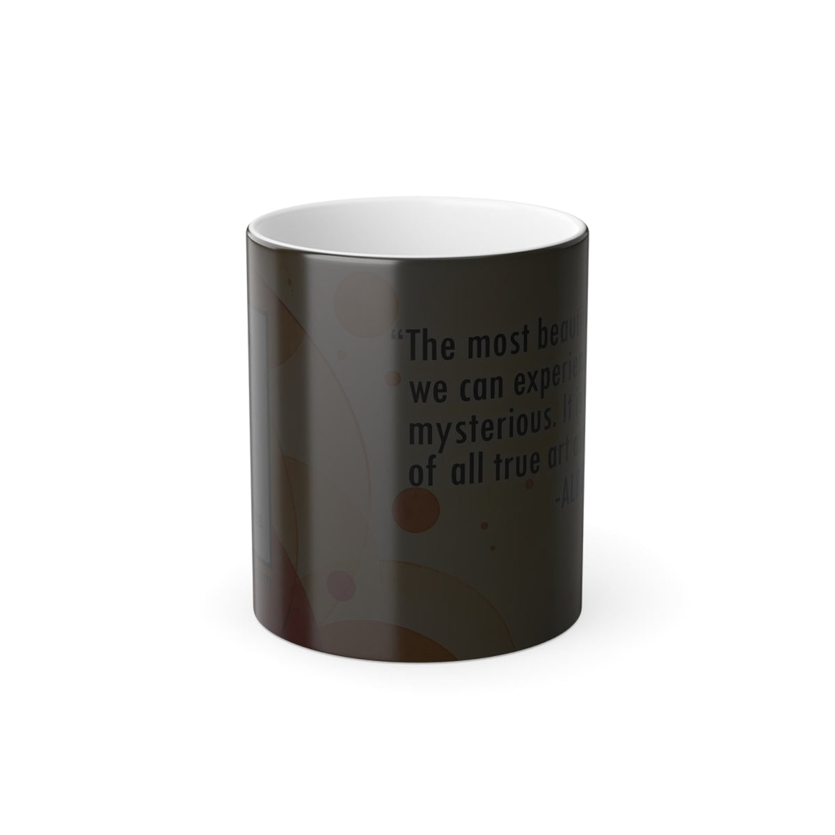 Color-Changing Science Mug | Heat-Reactive Ceramic Tea Cup