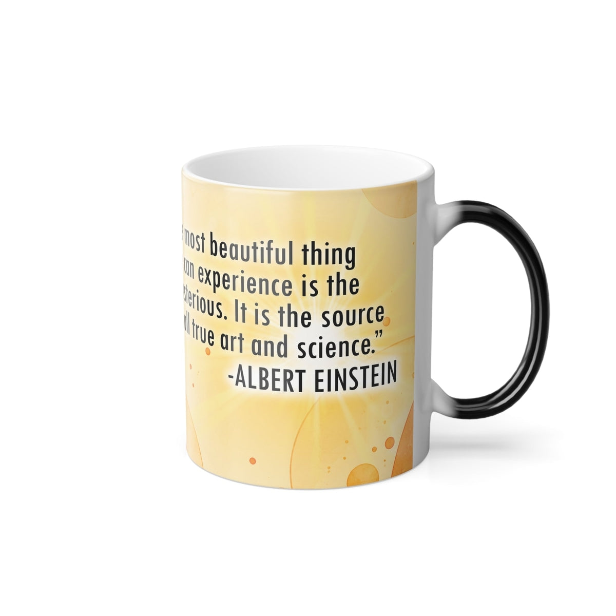 Color-Changing Science Mug | Heat-Reactive Ceramic Tea Cup